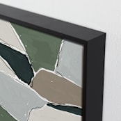 "Summer Valley 1" - Art Print in Moss by Iveta Angelova - Frame Close-up