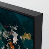 "Blue Hour" - Art Print in Deep Teal by Parima Studio - Frame Close-up
