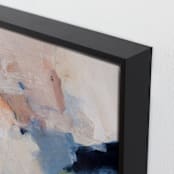 "Inner Tides" - Art Print in Pink & Blue by Arohika Verma - Frame Close-up