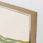 "Meadow Reverie" - Art Print in Fields by Black Botanic - Frame Close-up