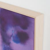 "Purple Abstract" - Art Print in Purple by Agata Jasinska - Frame Close-up