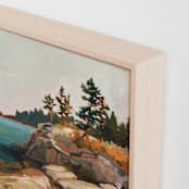 "No One Else" - Art Print in Ocean Blue by Jess Franks - Frame Close-up