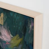 "Dreamscape 1" - Art Print in Midnight Green by Yaling Hou Suzuki - Frame Close-up