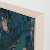 "Dreamscape 2" - Art Print in Midnight Green by Yaling Hou Suzuki - Frame Close-up