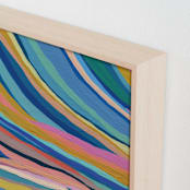 "Chromatic Dream 2" - Art Print in Rainbow by Carrie Moradi - Frame Close-up