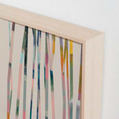"Painted Forest 2" - Art Print in Sky by Lindsay Megahed - Frame Close-up