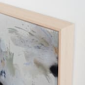 "Seemingly Separate" - Art Print in Slate Grey by Christa Kimble - Frame Close-up
