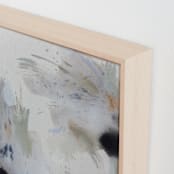 "Seemingly Separate" - Art Print in Slate Grey by Christa Kimble - Frame Close-up