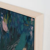 "Dreamscape 2" - Art Print in Midnight Green by Yaling Hou Suzuki - Frame Close-up