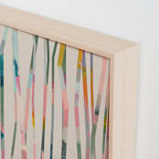 "Painted Forest 1" - Art Print in Rose by Lindsay Megahed - Frame Close-up