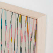 "Painted Forest 1" - Art Print in Rose by Lindsay Megahed - Frame Close-up