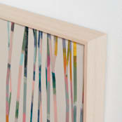 "Painted Forest 2" - Art Print in Sky by Lindsay Megahed - Frame Close-up