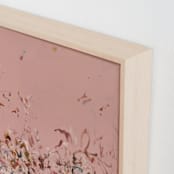 "I'm Sorry for What I Said When I Was Hangry" - Art Print in Rose by Marcy Parks - Frame Close-up