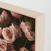"Tiptoe Through the Tulips" - Art Print in Raspberry Tulip by Rachel Nelson - Frame Close-up