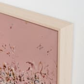 "I'm Sorry for What I Said When I Was Hangry" - Art Print in Rose by Marcy Parks - Frame Close-up