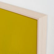 "Chartreuse Bouquet" - Art Print in Chartreuse by Caryn Owen - Frame Close-up