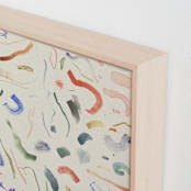 "Messy" - Art Print in Sample by Sumak Studio - Frame Close-up