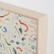 "Messy" - Art Print in Sample by Sumak Studio - Frame Close-up
