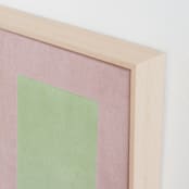 "Playground III" - Art Print in blush by Kamala Nahas - Frame Close-up