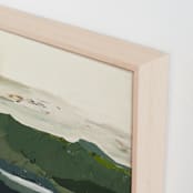 "Santa Cruz Mountains Abstract" - Art Print in slate navy blue by Caryn Owen - Frame Close-up