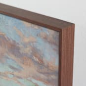 "Panorama 3" - Art Print in Spruce by Wendy Keller - Frame Close-up