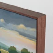 "Bright and Early 3" - Art Print in Field by Stephanie Goos Johnson - Frame Close-up