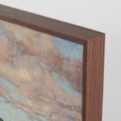 "Panorama 2" - Art Print in Ochre by Wendy Keller - Frame Close-up