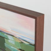 "Fields to Climb 1" - Art Print in Field Green by AlisonJerry - Frame Close-up