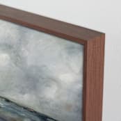 "Le éclat 2" - Art Print in Cloud Blue by Nicoletta Savod - Frame Close-up