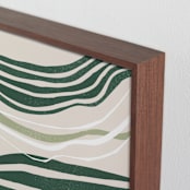 "If You Look Closely 1" - Art Print in Forest by Maja Cunningham - Frame Close-up