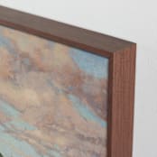 "Panorama 2" - Art Print in Ochre by Wendy Keller - Frame Close-up
