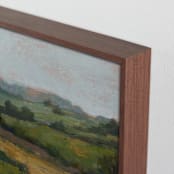 "Summer Field 2" - Art Print in Olive by Wendy Keller - Frame Close-up
