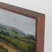 "Summer Field 2" - Art Print in Olive by Wendy Keller - Frame Close-up