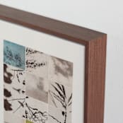 "Nature in Pieces" - Art Print in Vintage Blush by Alisa Galitsyna - Frame Close-up