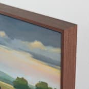 "Bright and Early 3" - Art Print in Field by Stephanie Goos Johnson - Frame Close-up