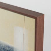 "Lumen" - Art Print in Pastel Yellow by Tania Medeiros - Frame Close-up