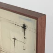 "opus (creation)" - Art Print in Cream by Daryn Kinney - Frame Close-up