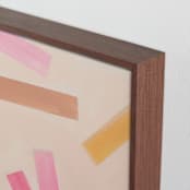 "Confetti 1" - Art Print in Cotton Candy by Maja Cunningham - Frame Close-up