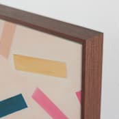 "Confetti 2" - Art Print in Cotton Candy by Maja Cunningham - Frame Close-up