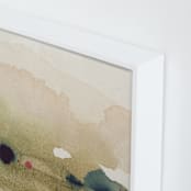 "Viridian Misty Lake I" - Art Print in Viridian by Shina Choi - Frame Close-up