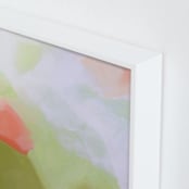 "Nev I" - Art Print in Celery by Mya Bessette - Frame Close-up