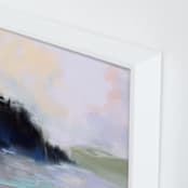 "Meandering Ways" - Art Print in Soft Pink by Shraddha Dharia - Frame Close-up
