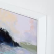 "Meandering Ways" - Art Print in Soft Pink by Shraddha Dharia - Frame Close-up