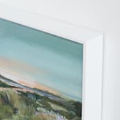 "Sunset on the Dunes 2" - Art Print in Dune Blue by AlisonJerry - Frame Close-up