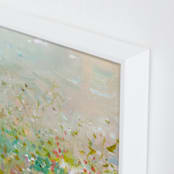 "English Garden II" - Art Print in Evergreen by Lindsay Megahed - Frame Close-up