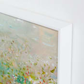 "English Garden II" - Art Print in Evergreen by Lindsay Megahed - Frame Close-up