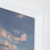 "Cotton Candy Dreams" - Art Print in Sunset by Elizabeth Ulrich - Frame Close-up