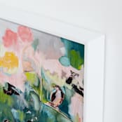 "Your Secret is Safe With Me" - Art Print in Forest by Mary Ketch - Frame Close-up