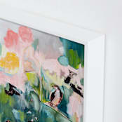 "Your Secret is Safe With Me" - Art Print in Forest by Mary Ketch - Frame Close-up