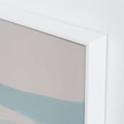 "Offshore Breeze" - Art Print in light greeniish blue by Caryn Owen - Frame Close-up